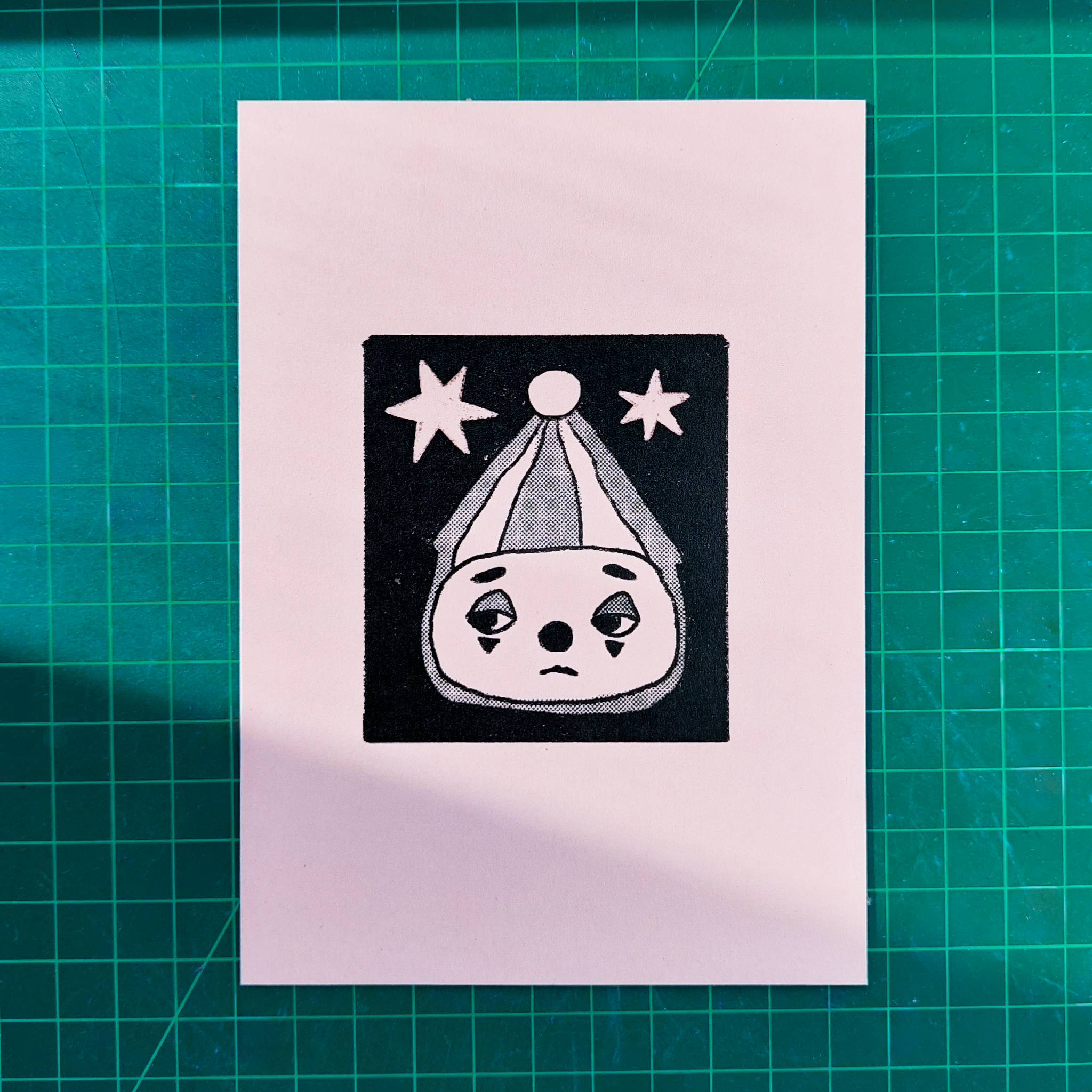 Postcard A6 - Gummo Clown