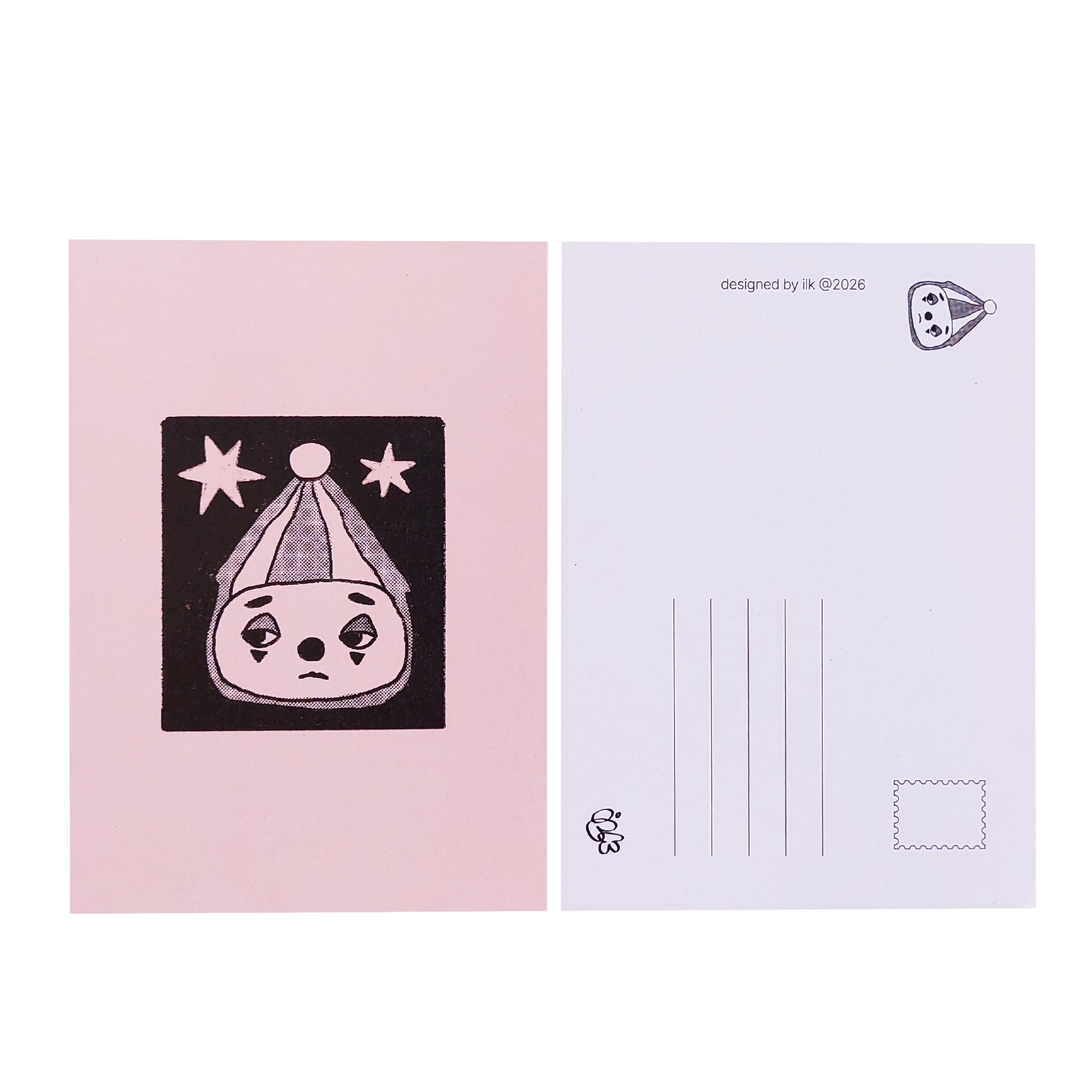Postcard A6 - Gummo Clown